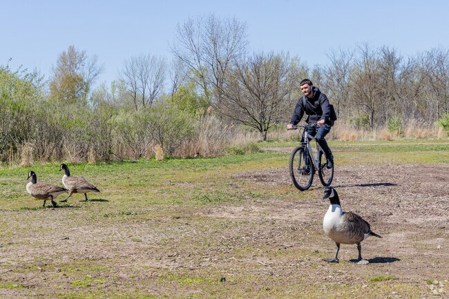 Ocean Breeze Park has a natural preserve with trails for running and biking.