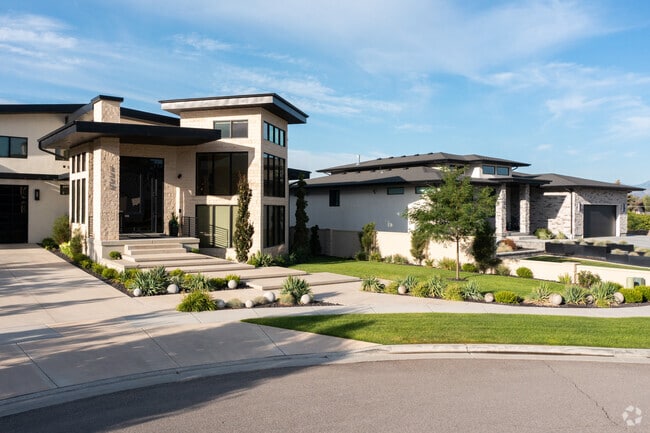 Homes in Draper often unique details in a variety of architectural styles.