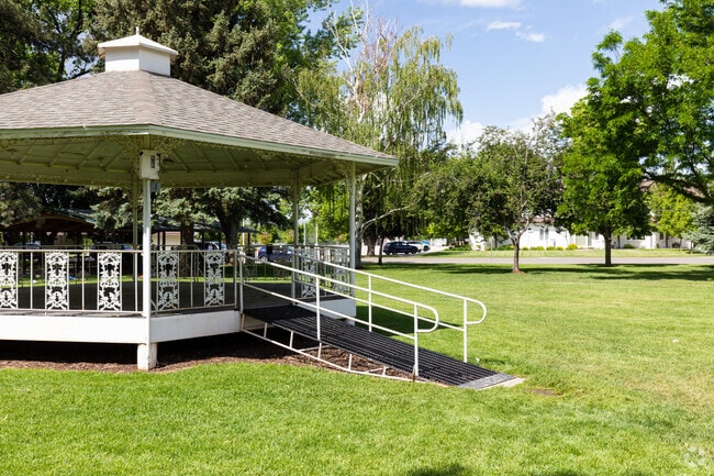 The Pavilion at Mapleton City Park in Mapleton serves as a focal point for community events and celebrations.