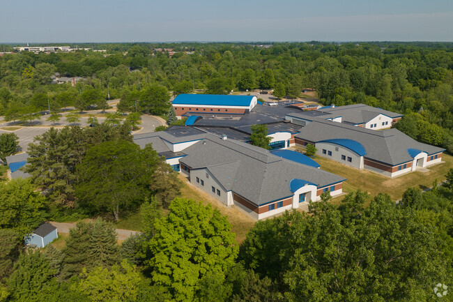 Northern Trails 5/6 School has a large playground and athletic field for students.