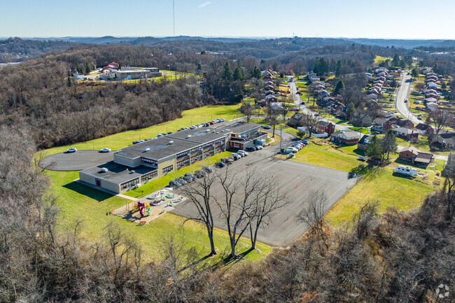 University Park Elementary School is tucked away beside a residential neighborhood.