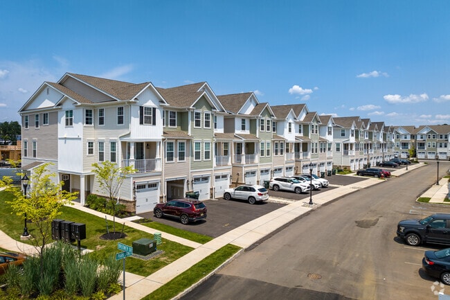 Newly constructed town homes are becoming a more common sight in Dunellen, NJ.