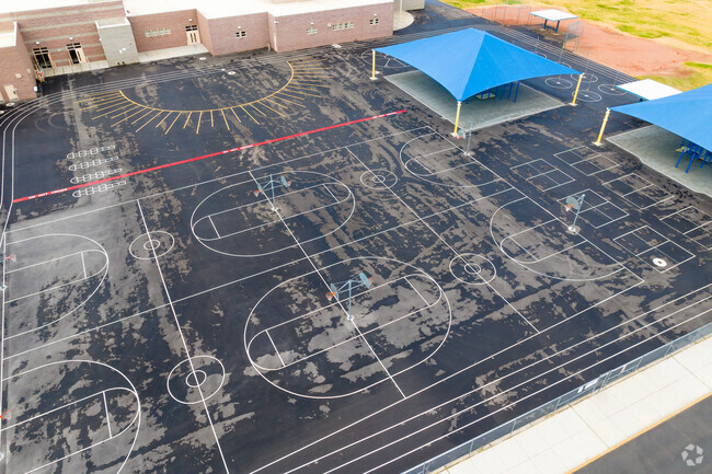 Addeliar Guy Elementary School offers students plenty of activities to do during recess.