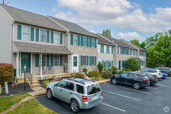 Modern townhomes are common in Rheems.