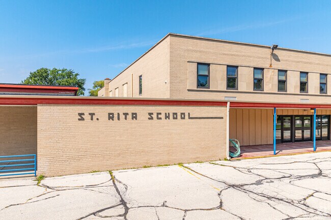 St. Rita Elementary School serves about 222 students in the Caledonia community of Racine, WI.
