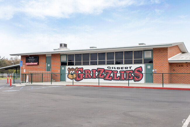 Carl E. Gilbert Elementary School is home to the Grizzlies.