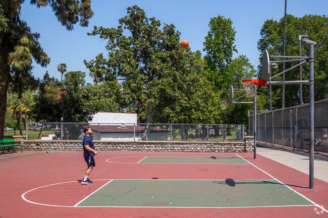 Ethel Park residents can head to Alhambra Park to shoot hoops on the basketball courts.