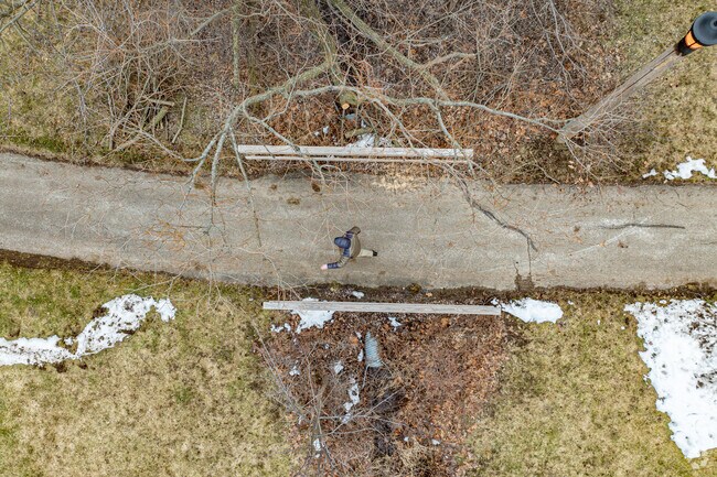 Euclid Park residents can get some exercise on the walking trails in the park,