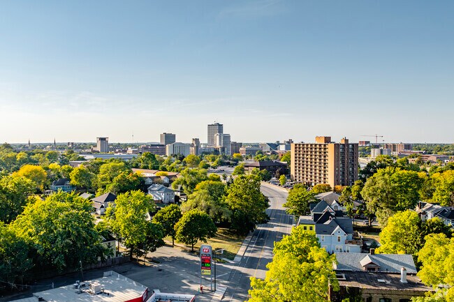Monroe Park blends historic homes with new development just south of downtown.