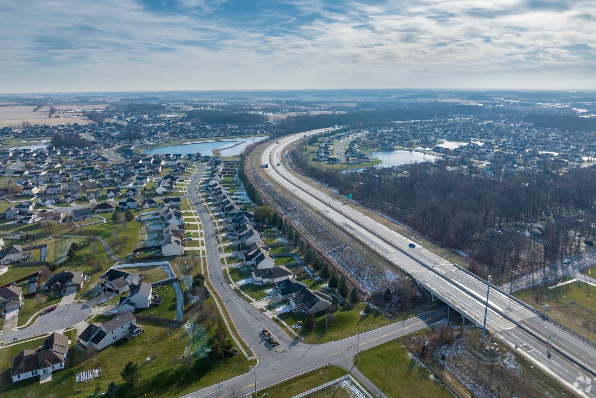 Northeast Ft. Wayne is well connected to Interstates I-469 and I-69.
