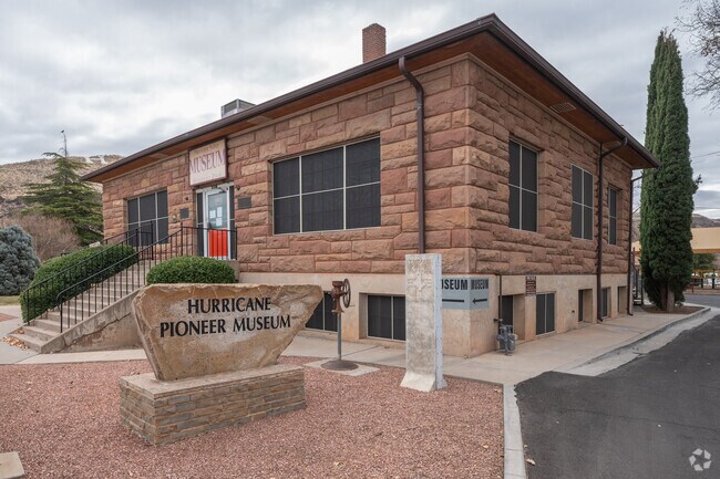 Hurricane Valley Heritage Park Museum, also known as Hurricane Pioneer Museum is a small museum detailing the history of Hurricane, as well as the pioneers that built the town.