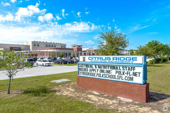 Citrus Ridge Academy is home to over 1600 students in grades PK-8.