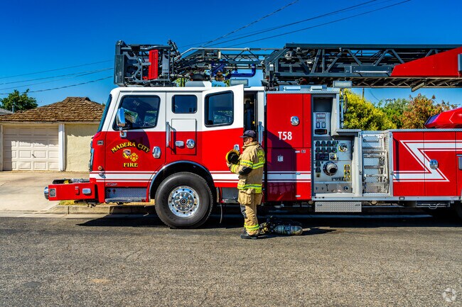 Madera City Fire Station nearby ensures fast response to emergencies in Madera.