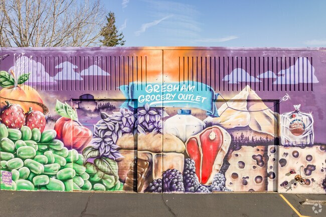 Gresham is covered in unique murals.