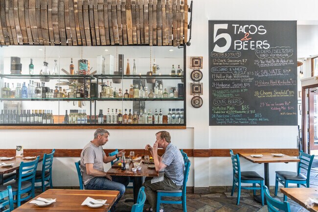 5 Tacos & Beers is a Mexican Restaurant situated on College Avenue in Elmwood.