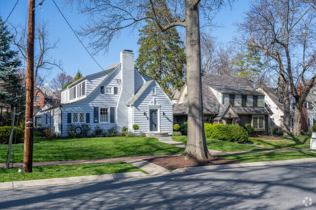 Many homes in Chevy Chase Village were primarily built in the early 20th century.