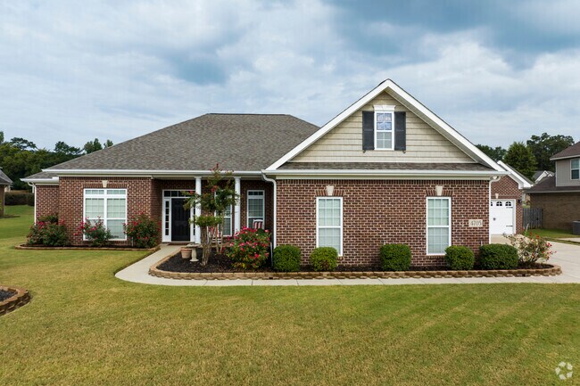 Brick Craftsman Style homes are one of several available in the Owens Cross Roads Neighborhood.