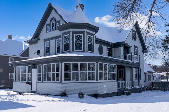 Victorian homes are frequent near downtown in Sauk Centre.