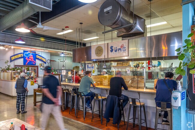 Dela Curo Curry is one of the popular spots in Old Oakland's Swan's Market.