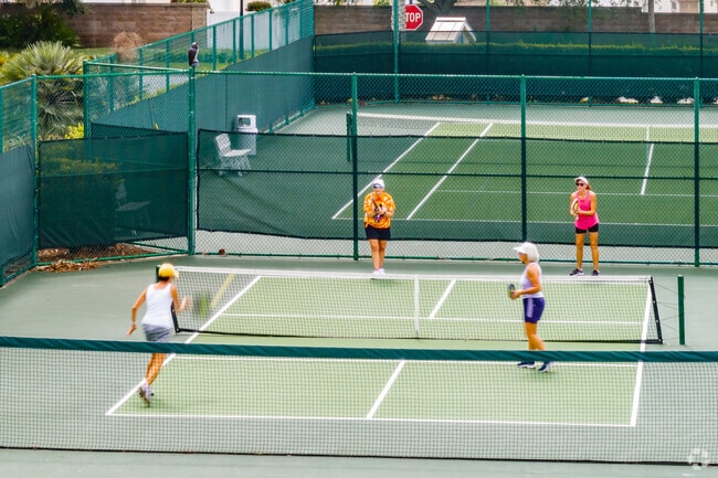 Residents enjoy playing pickle ball at Sterling Heights Recreation in The Villages.