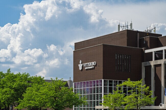 Viterbo University is located adjacent to Powell Poage Hamilton.