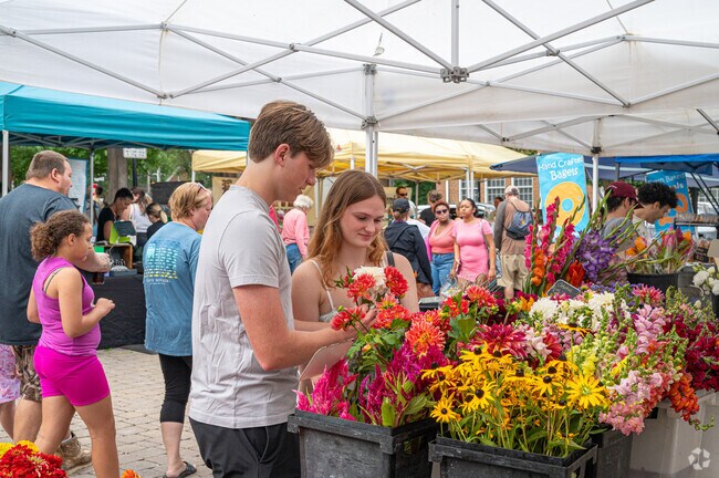 Love is present at the Farmers Market in Downtown Eastside.