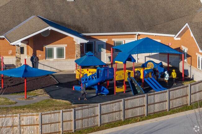 Students at Hope Academy of NWA enjoy the outdoor playground.