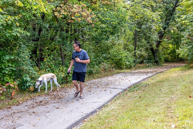 The trails of Iowa Falls make for easy walkability and connectivity.