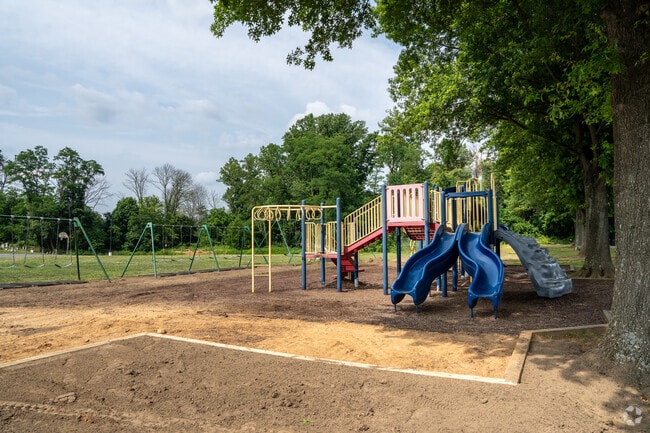 The younger kids can burn off excess energy at St. Thomas Apostle School's playground.