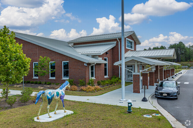 Southern Pines Elementary serves over 600 students.