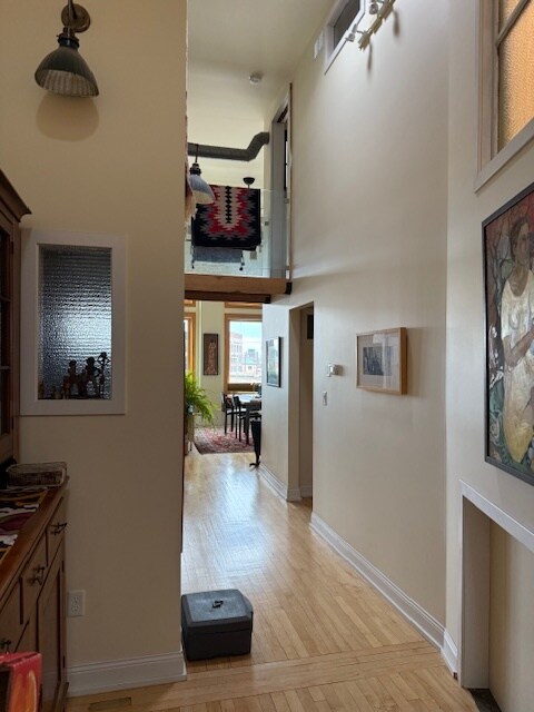 front hall ..notice bridge