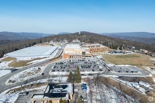 Students have access to ball fields at Allegany High School.
