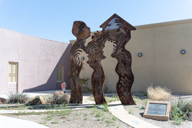 Art is everywhere in West Las Vegas.