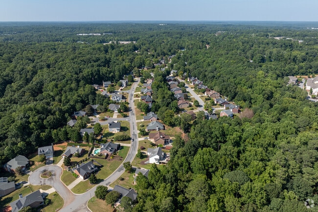 Well established neighborhoods surrounded by mature trees compose a majority of Forest Heights.