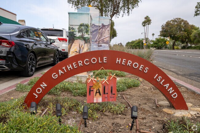 This sing is to honor the first responder heroes West Mesa Santa Barbara.