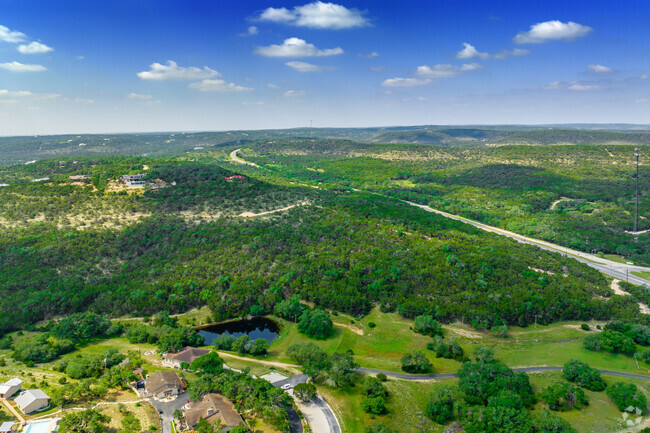 Outside of the cities is the famous Texas hillcountry of Hays County.