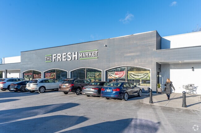 The Fresh Market on Post Road is convenient for grocery runs in Compo.
