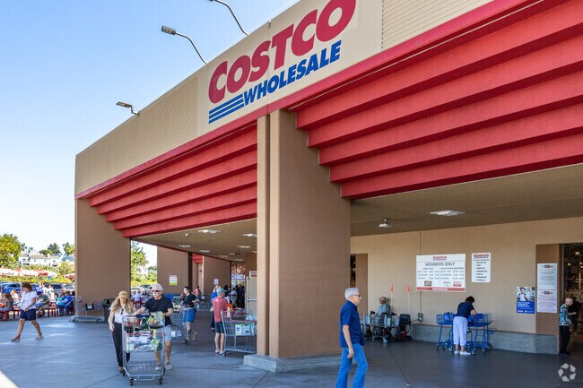 Find great deals in bulk at the local Costco near Poinsettia.