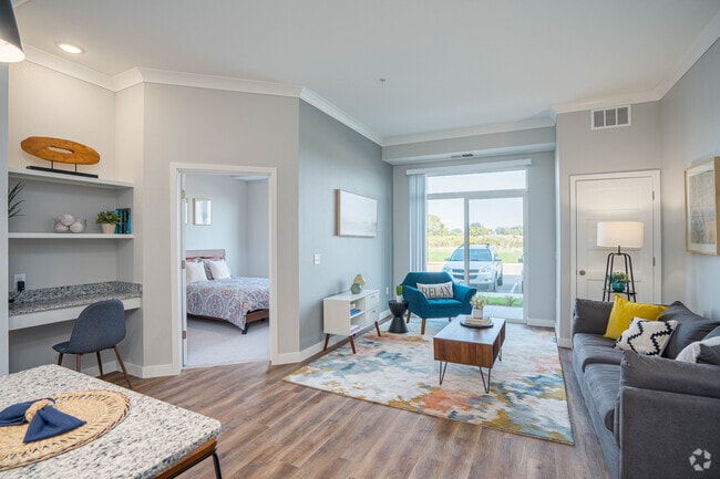 Tesla - 2BR,2BA - 1068SF - Living Room