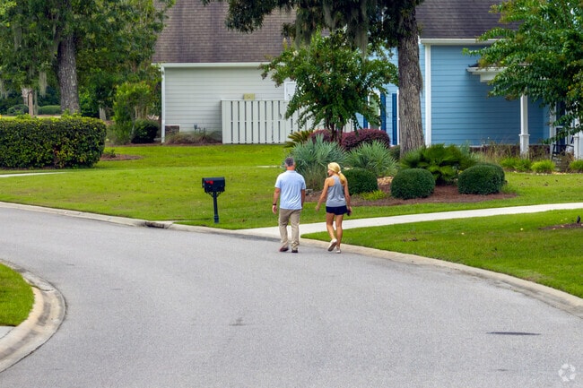Lawton Station is a active community, despite not having any sidewalks.
