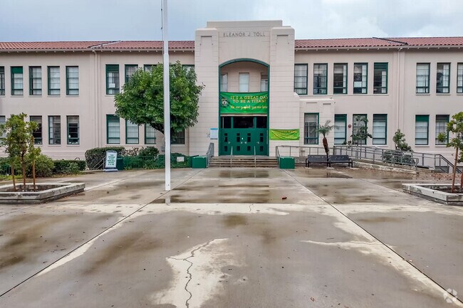 Eleanor J. Toll Middle School prides itself on fostering a safe and inclusive community that encourages student growth and success.