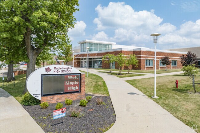 Maple Heights High School is home to the Mustangs.