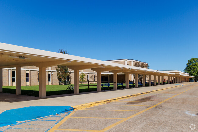 Main driveway to Southwood High School, Shreveport.