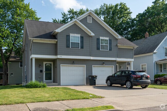Duplex homes make up some of the new housing available in Summit Lake.
