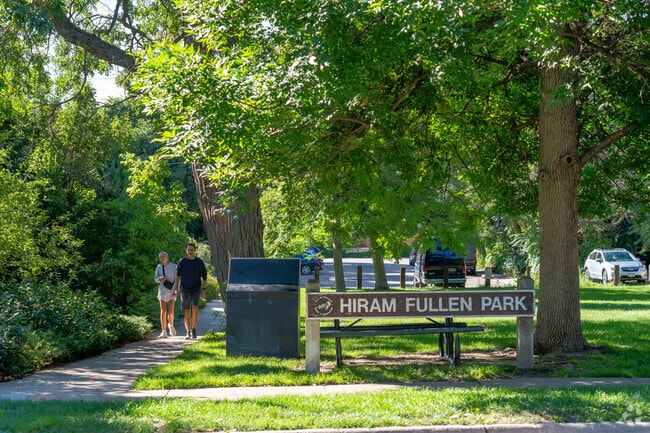 Hiram Fullen Park is a pocket park located in the Mapleton Hill neighborhood.