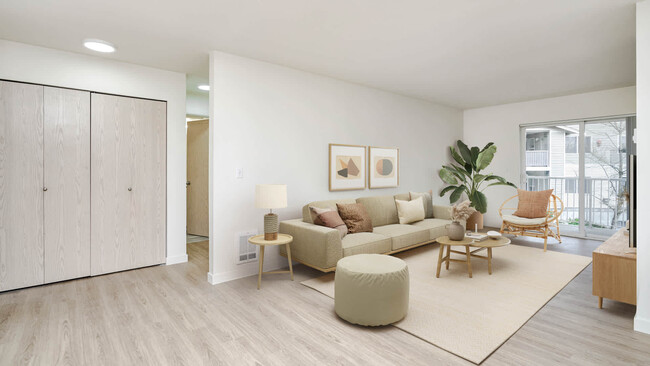 Living Room with Balcony and Hard Surface Flooring