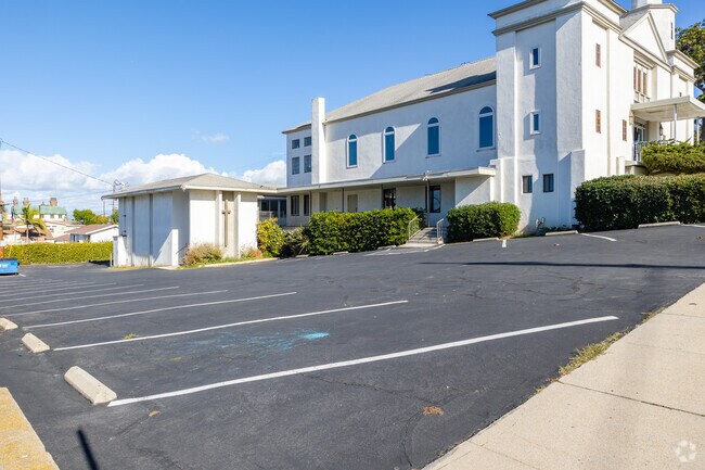 Faculty parking at Waterhouse Guild in El Segundo, CA.