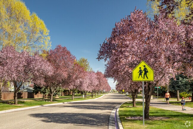 Springtime in Northwest Meridian is a charming and cheerful place to be.