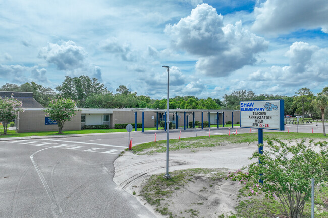 Shaw Elementary School welcomes young ones to learn in North Tampa.