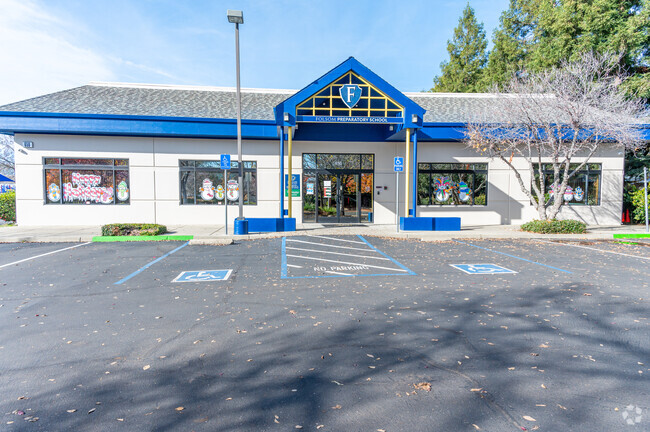 Convenient parking at Folsom Preparatory School.